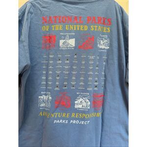 National Parks of the United States Park Project adult unisex L checklist royal